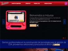 Tablet Screenshot of induesa.com